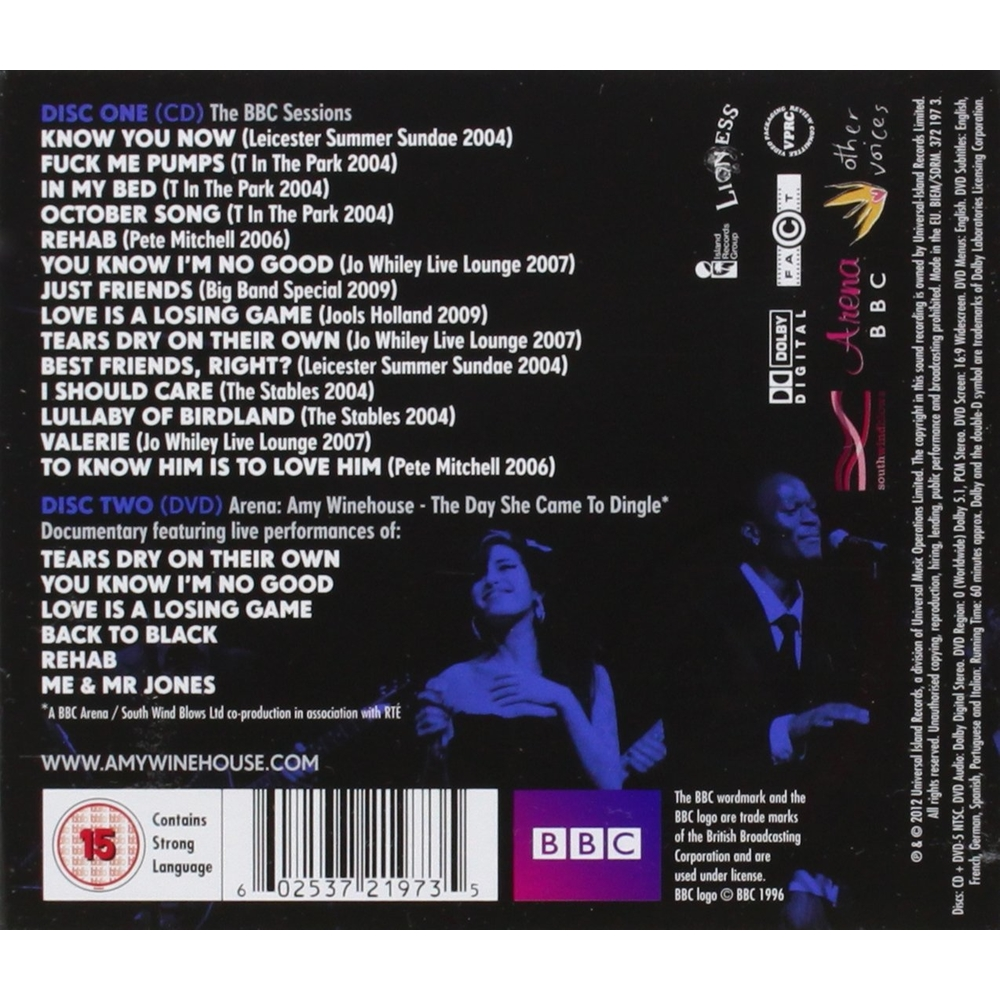 Amy Winehouse at the BBC (2CD+DVD)