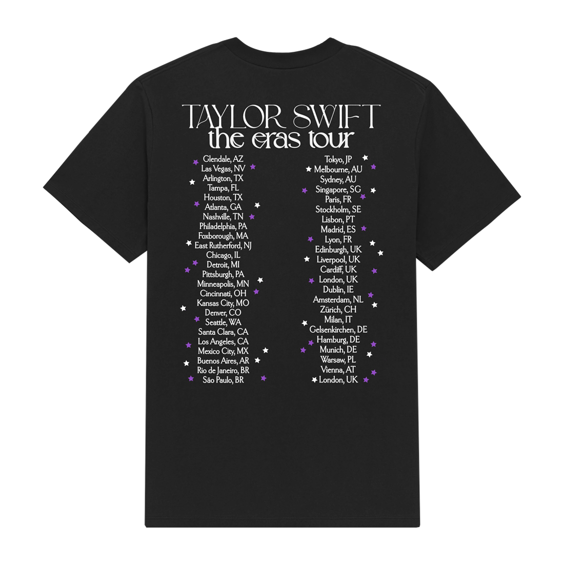 TAYLOR SWIFT | THE ERAS TOUR LIVE PHOTO STARS T-SHIRT