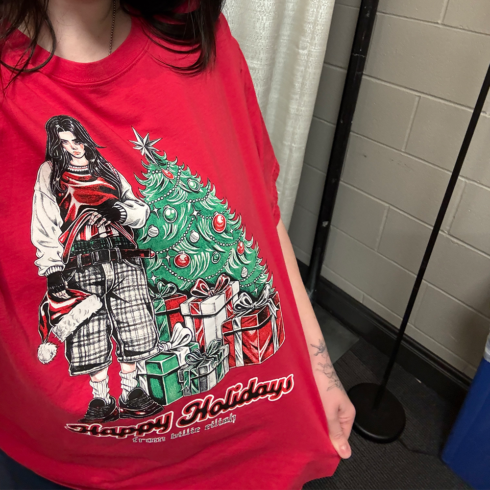 HAPPY HOLIDAYS RED TEE (Preventa)