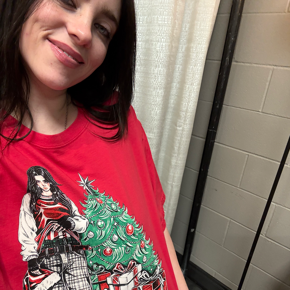 HAPPY HOLIDAYS RED TEE (Preventa)