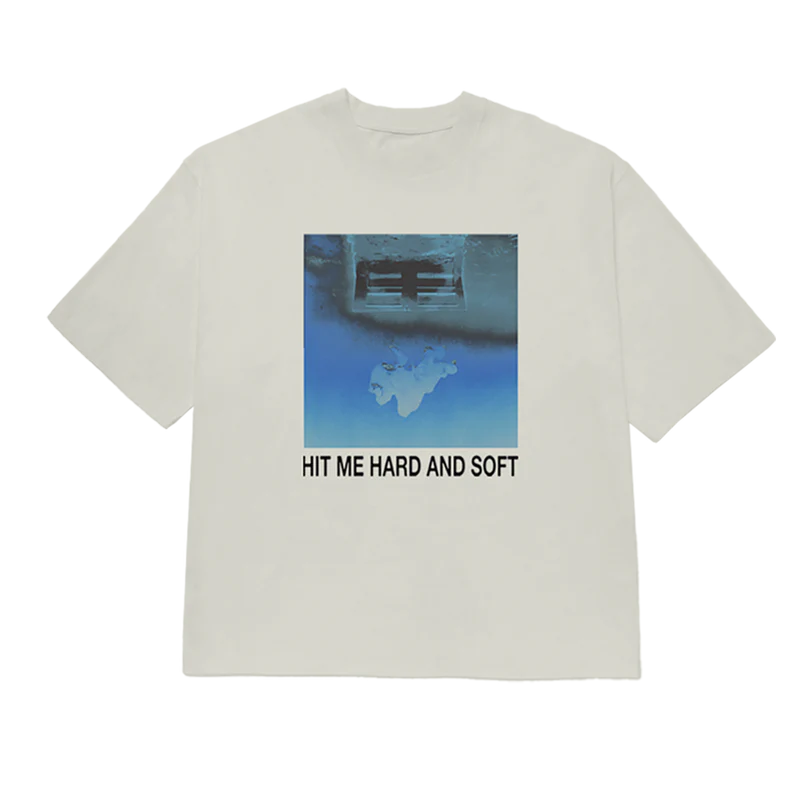 HIT ME HARD AND SOFT White Cover Tee (Preventa)