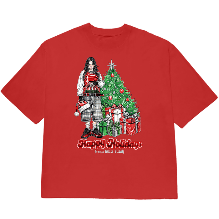 HAPPY HOLIDAYS RED TEE (Preventa)